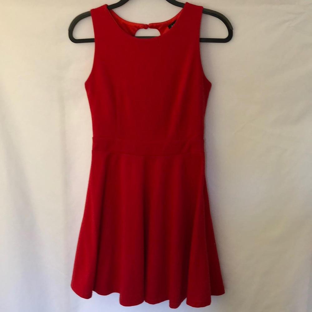Flirty red dress